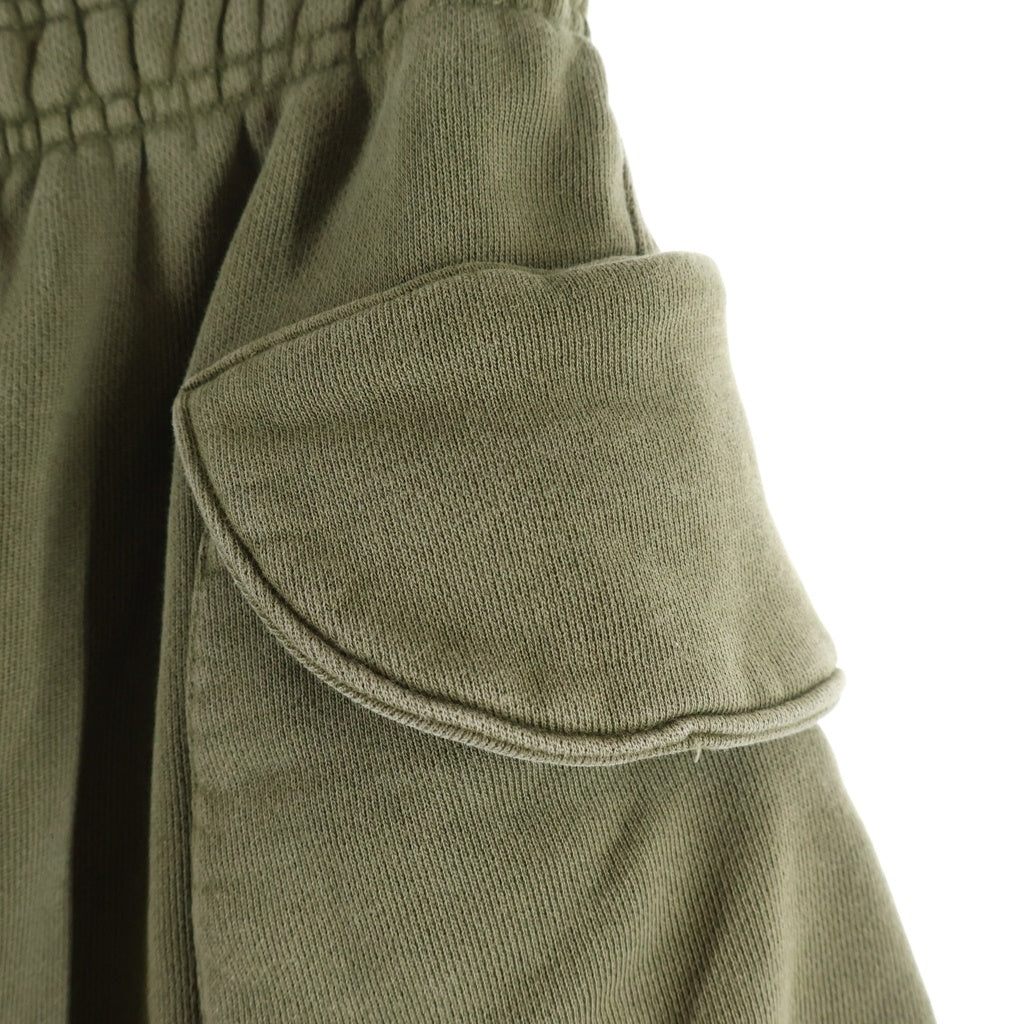 entire studios(エンタイア スタジオ) 24SS HEAVY GOCAR SWEAT PANTS ヘビーカーゴ スウェットパンツ カーキ ES2379 P00130