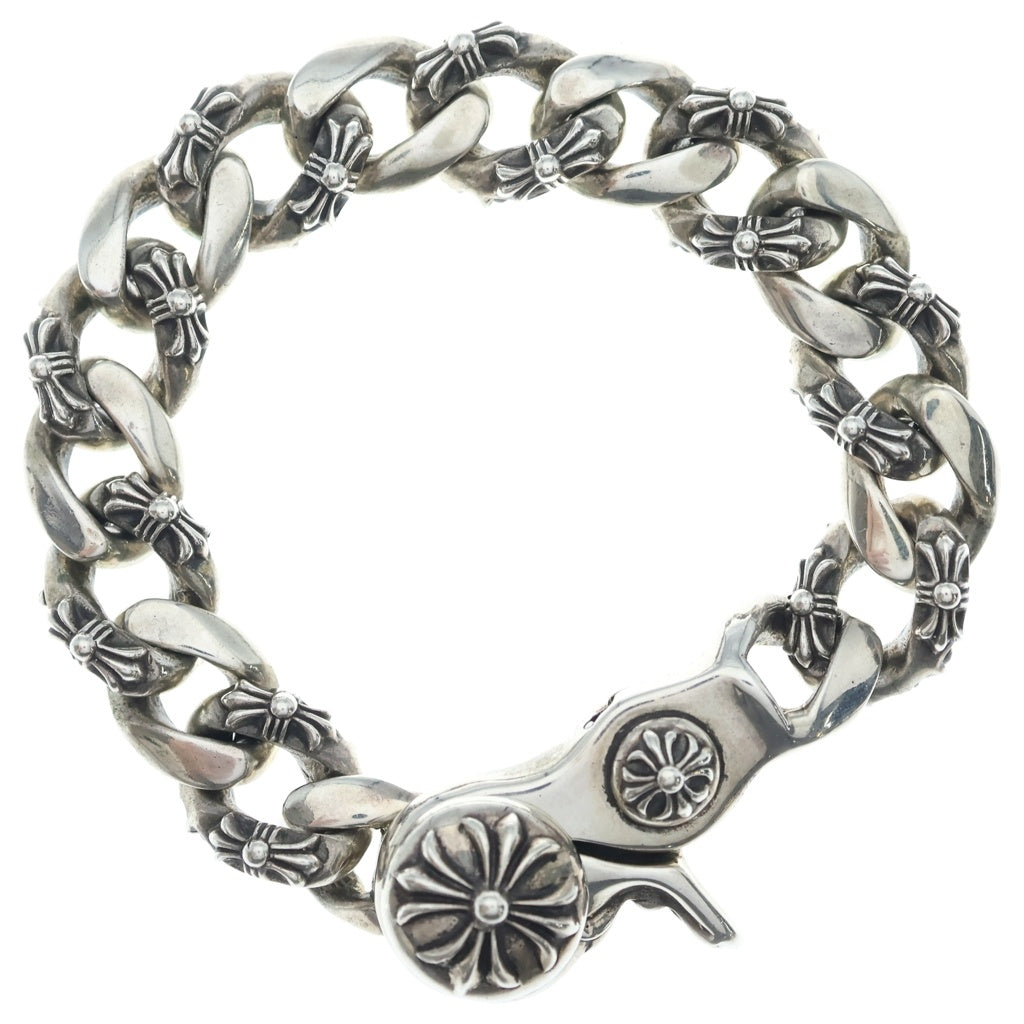 CHROME HEARTS(クロムハーツ) FNCY CHN LNK ファンシーリンククリップブレスレット 15リンク シルバー BCA145