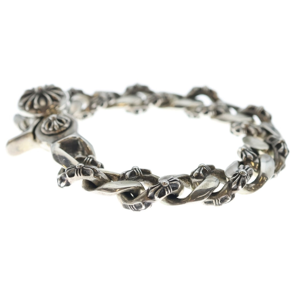 CHROME HEARTS(クロムハーツ) FNCY CHN LNK ファンシーリンククリップブレスレット 15リンク シルバー BCA145