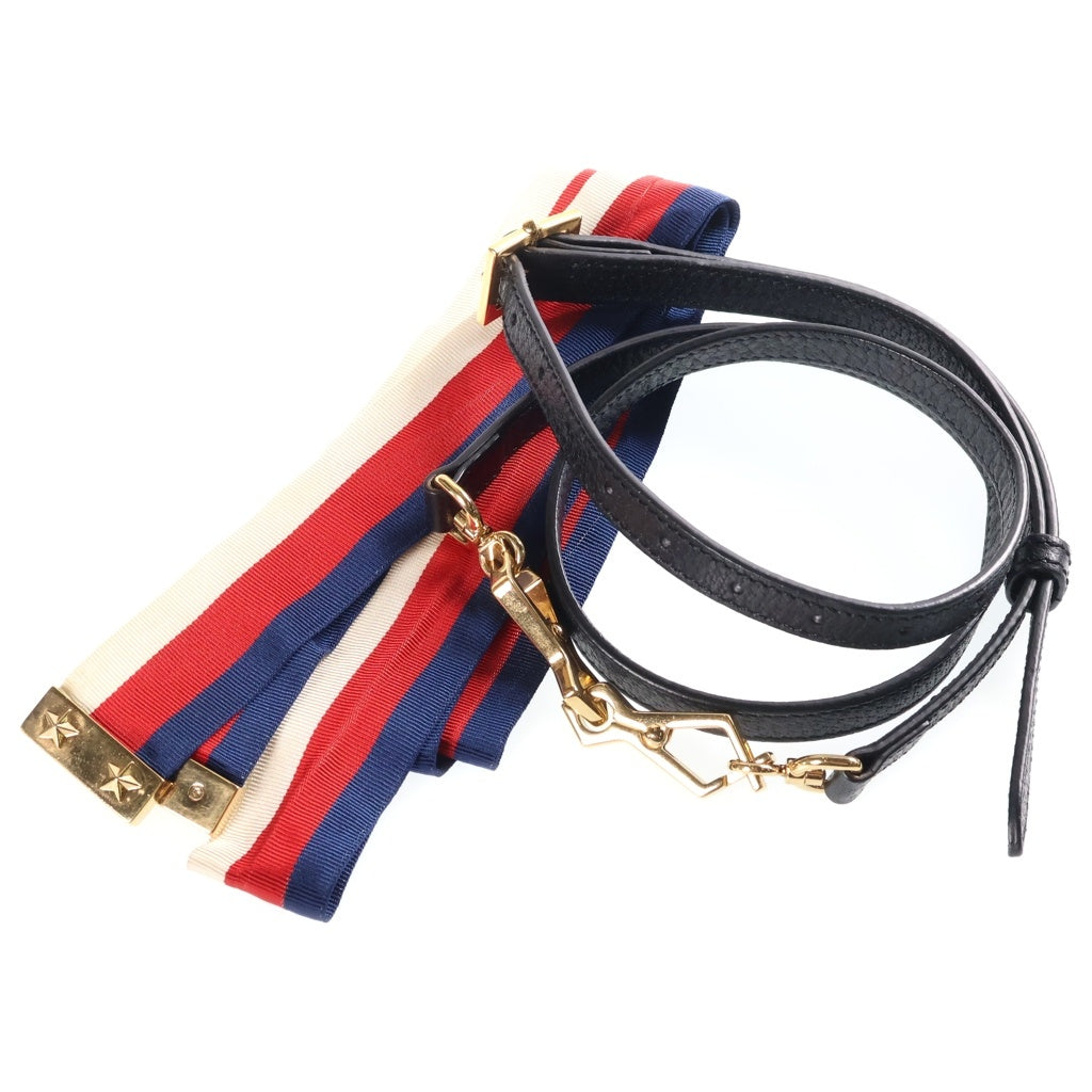 GUCCI(グッチ) シルヴィ シェリーライン ビー スター 2WAY ショルダーバッグ バッグ レディース ブラック 524405