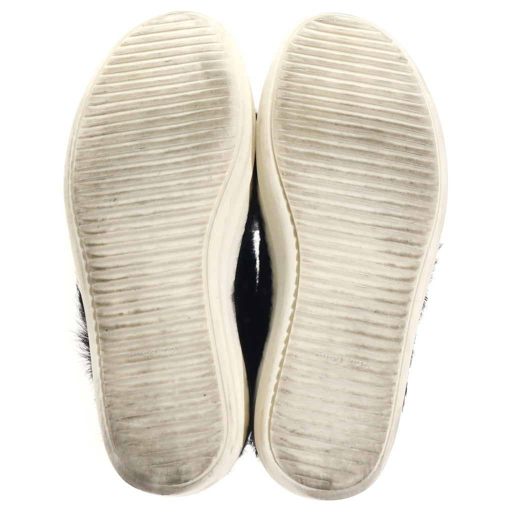Rick Owens(リックオウエンス) Tower Low Sneaks ヘアオンレザー タワーロースニークス ローカットスニーカー ブラック 262232M237050