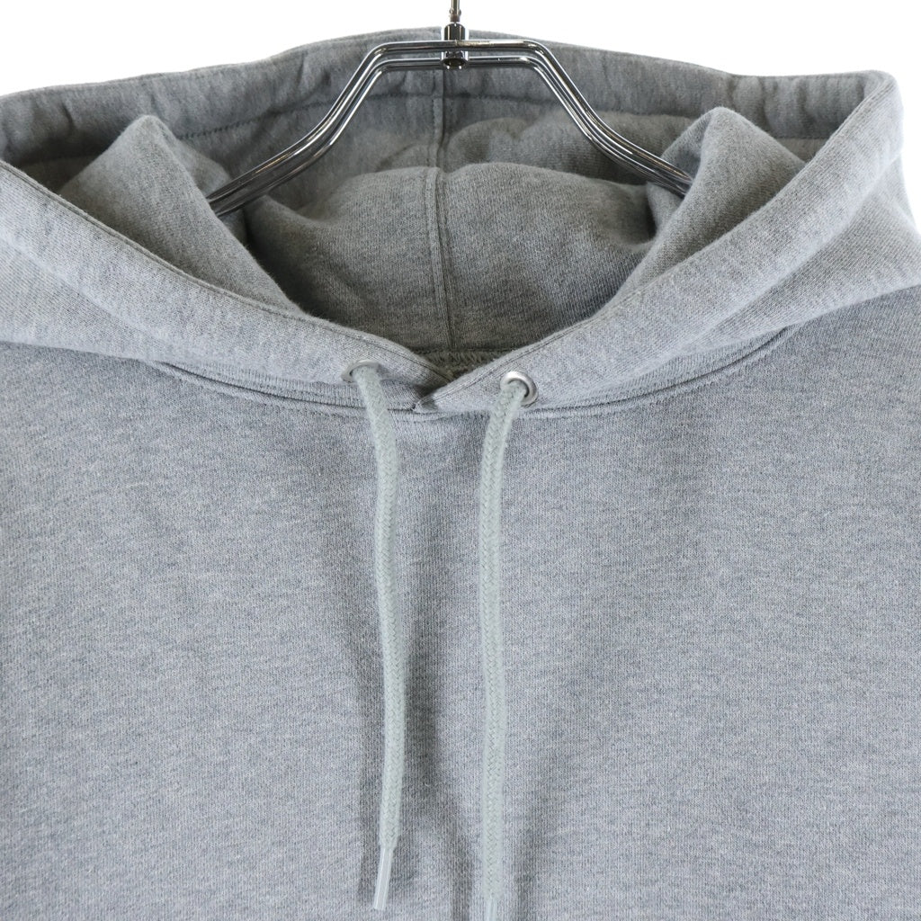SUPREME(シュプリーム) 24SS × NIKE Swoosh Hooded Sweatshirt 袖スウッシュロゴ刺繍 プルオーバー パーカー グレー FQ0759-063