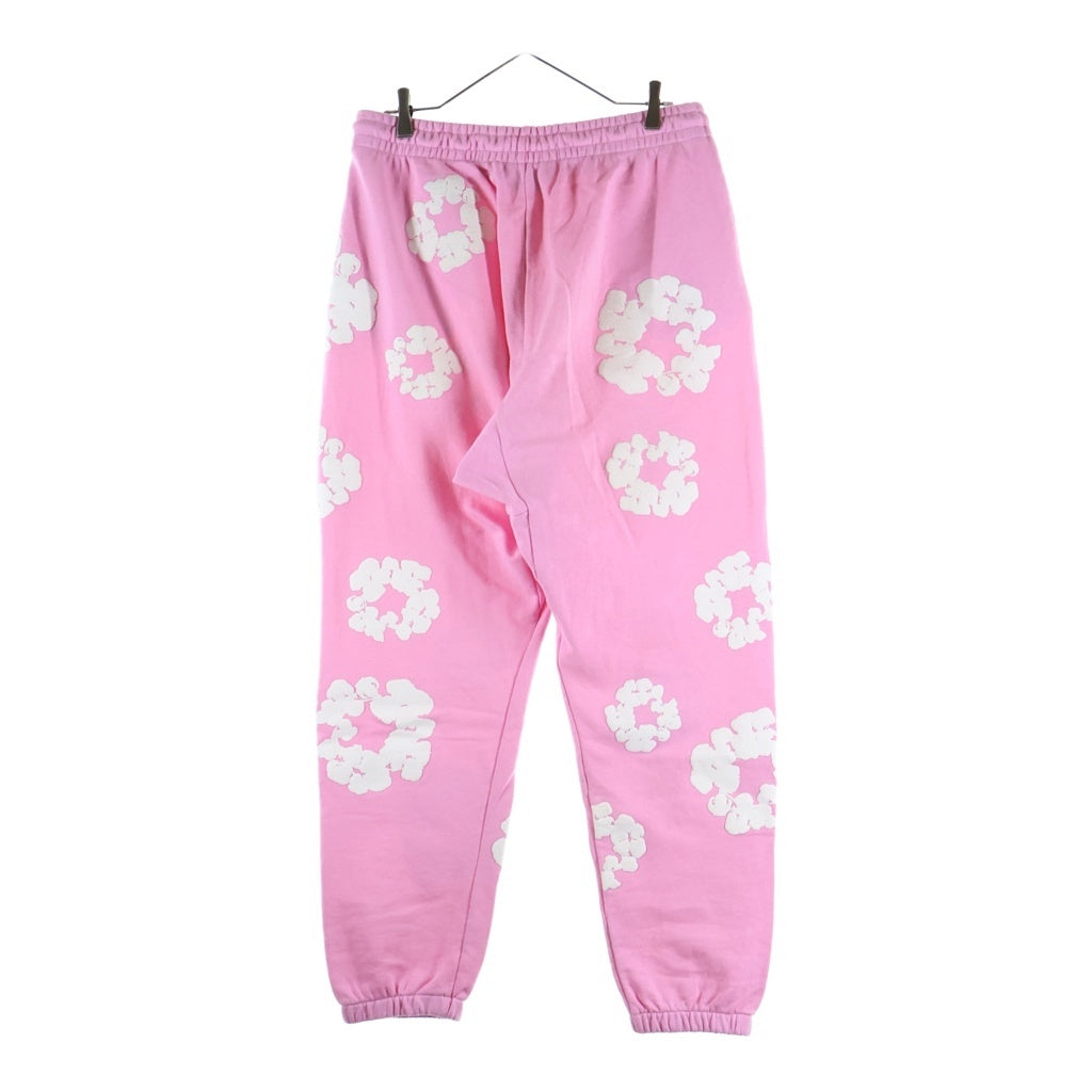 DENIM TEARS(デニムティアーズ) Cotton Wreath Sweatpant コットン フラワー スウェットパンツ ピンク