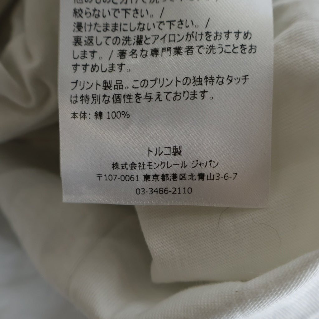 MONCLER(モンクレール) MAGLIA T-SHIRT マグリア ロゴ Tシャツ 半袖カットソー ホワイト G10918C7E120 8390T