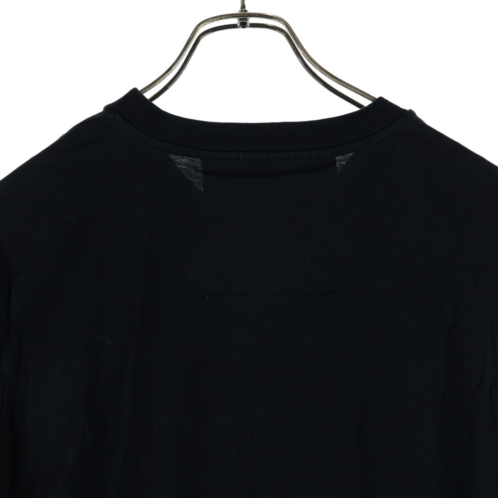 GIVENCHY(ジバンシィ) フロントロゴプリント 半袖Tシャツ カットソー コットン ブラック BM716G3YAC