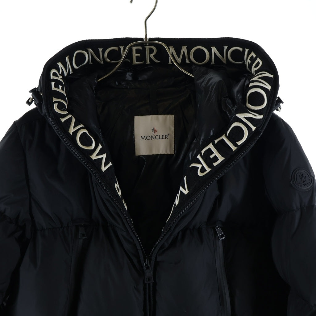 MONCLER(モンクレール) 21AW MONTCLA GIUBBOTTO モンクラー ロゴ刺繍 ナイロンダウンジャケット ブラックG20911A00144 C0300