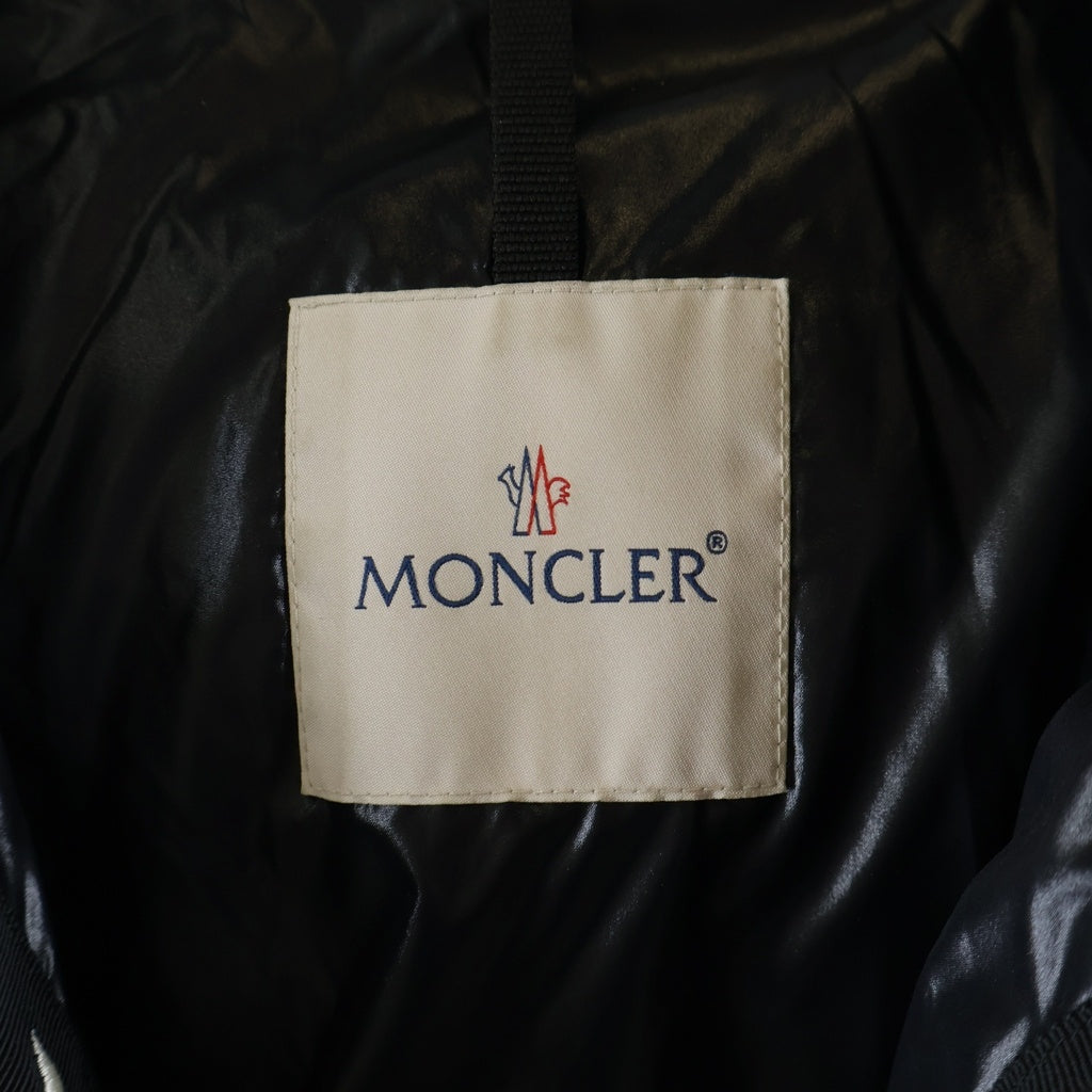 MONCLER(モンクレール) 21AW MONTCLA GIUBBOTTO モンクラー ロゴ刺繍 ナイロンダウンジャケット ブラックG20911A00144 C0300