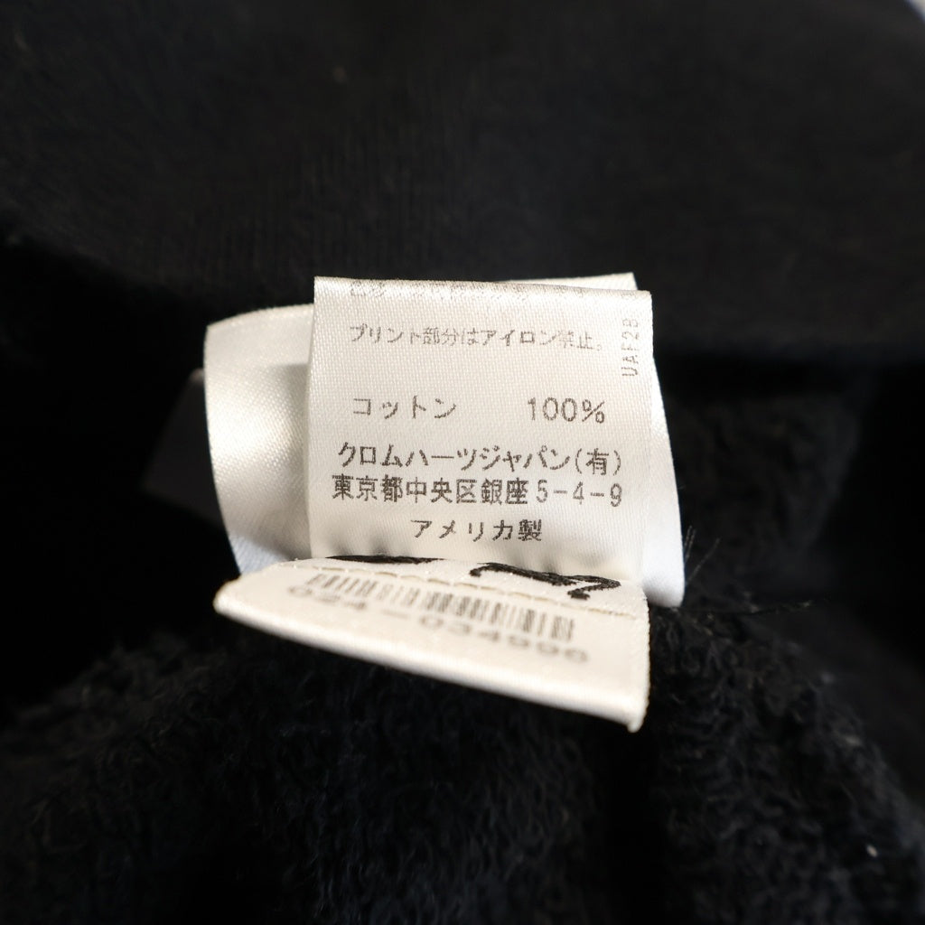 CHROME HEARTS(クロムハーツ) ×MATTY BOY 99 Eyes Chomper SWTSHRT PLVR マッティボーイ 99アイズ 袖フローラル プルオーバーパーカー ブラック