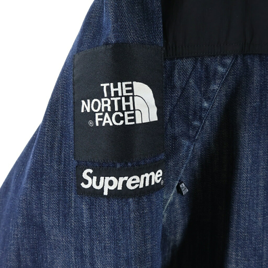SUPREME(シュプリーム) 15SS×THE NORTH FACE Denim Dot Shot Jacket ザノースフェイス デニム ドットショット マウンテンジャケット インディゴブルー NP01540I