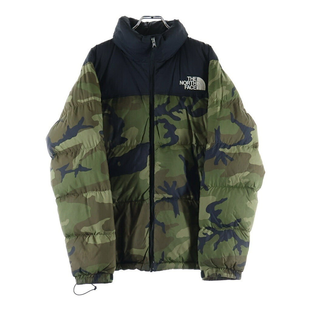 THE NORTH FACE(ザノースフェイス) NOVELTY NUPTSE JACKET ノベルティ ヌプシジャケット ダウンジャケット ブラック/カーキ ND91842