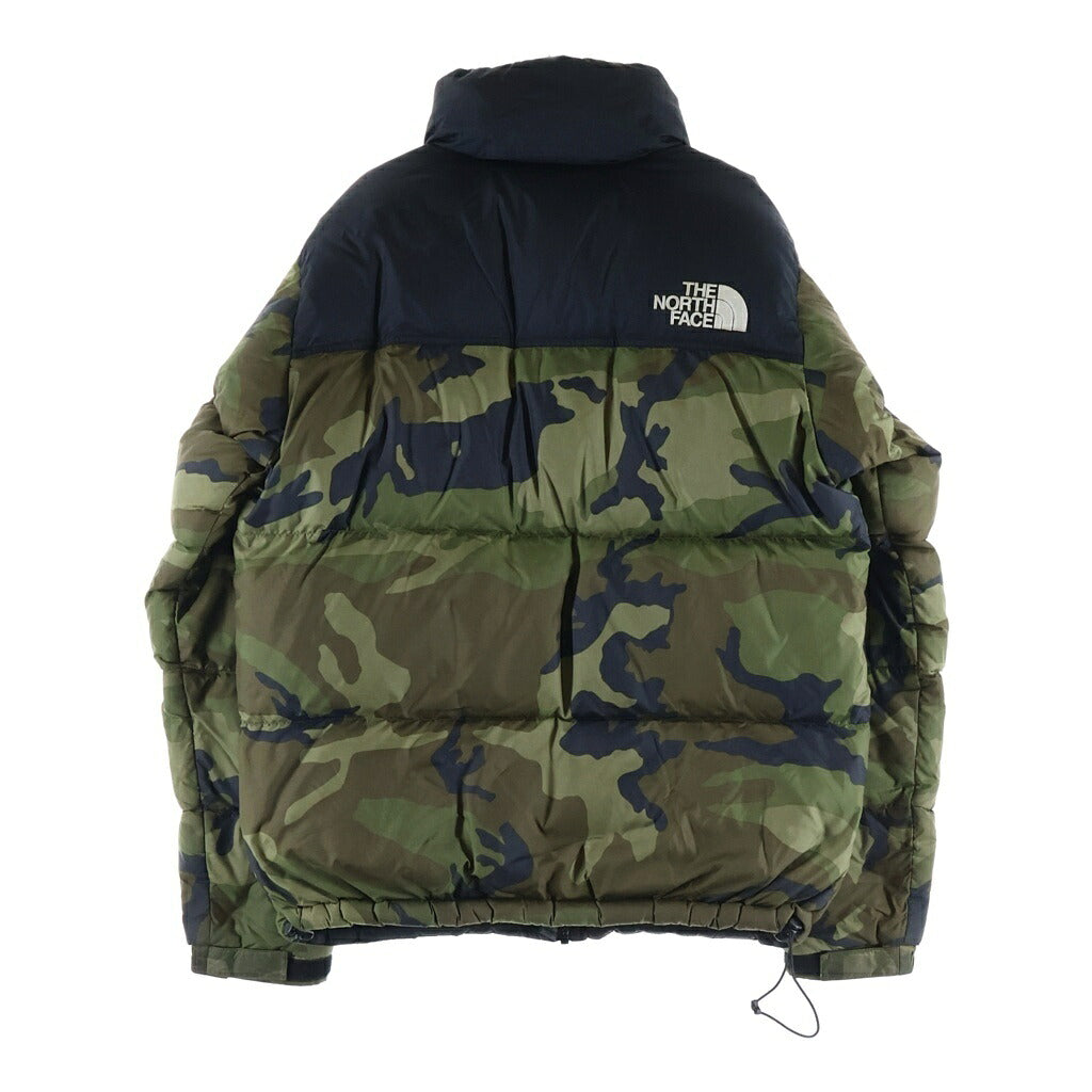 THE NORTH FACE(ザノースフェイス) NOVELTY NUPTSE JACKET ノベルティ ヌプシジャケット ダウンジャケット ブラック/カーキ ND91842