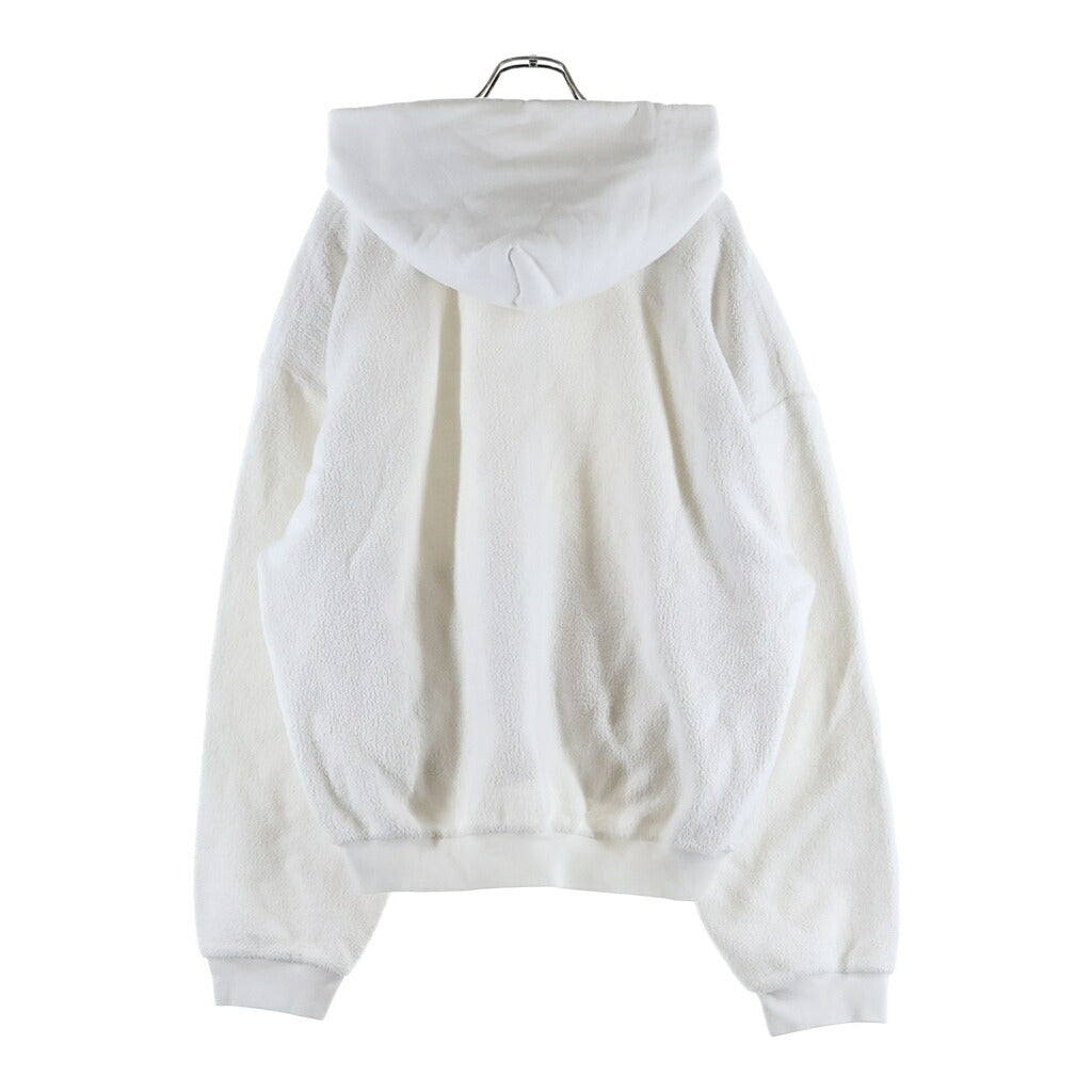 NO BRAND(ノーブランド) SKYLRK REVERSE ZIP HOODIE スカイラーク リバース ジップアップフーディー パーカー ホワイト