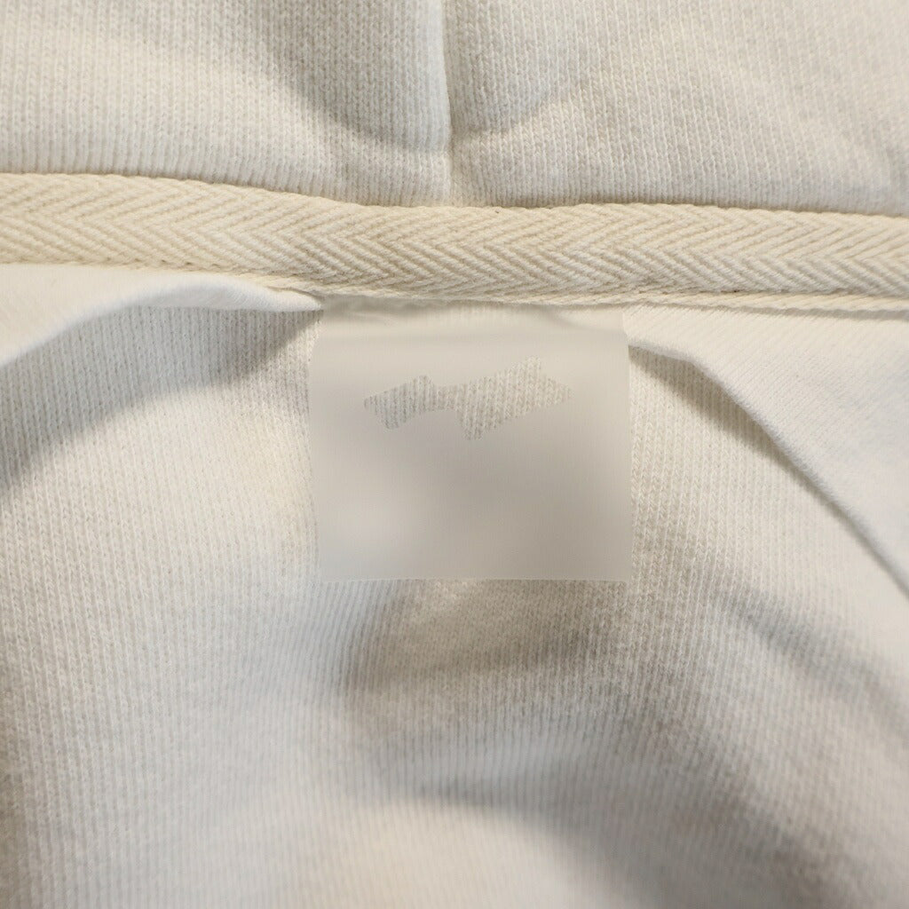 NO BRAND(ノーブランド) SKYLRK REVERSE ZIP HOODIE スカイラーク リバース ジップアップフーディー パーカー ホワイト