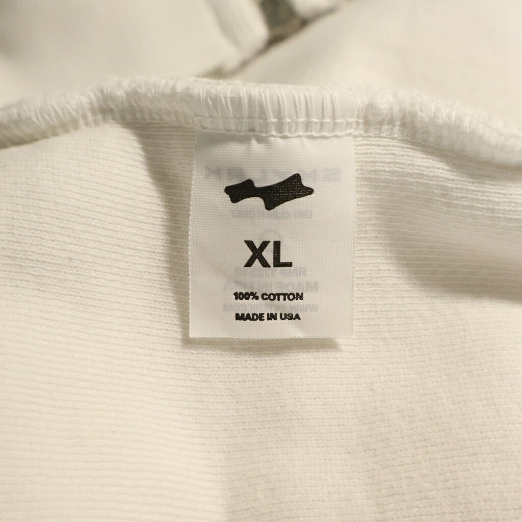NO BRAND(ノーブランド) SKYLRK REVERSE ZIP HOODIE スカイラーク リバース ジップアップフーディー パーカー ホワイト