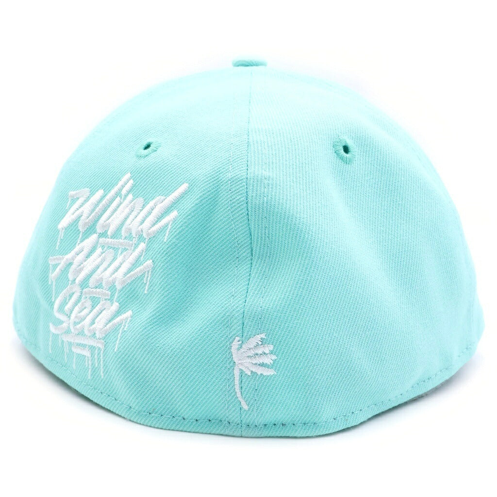 WIND AND SEA(ウィンダンシー) ×NEW ERA ×It's a living Low Profile 59 FIFTY CAP プロフィール59 フィフティーキャップ 両面ロゴ刺繍 ベースボールキャップ 帽子 ライトブルー