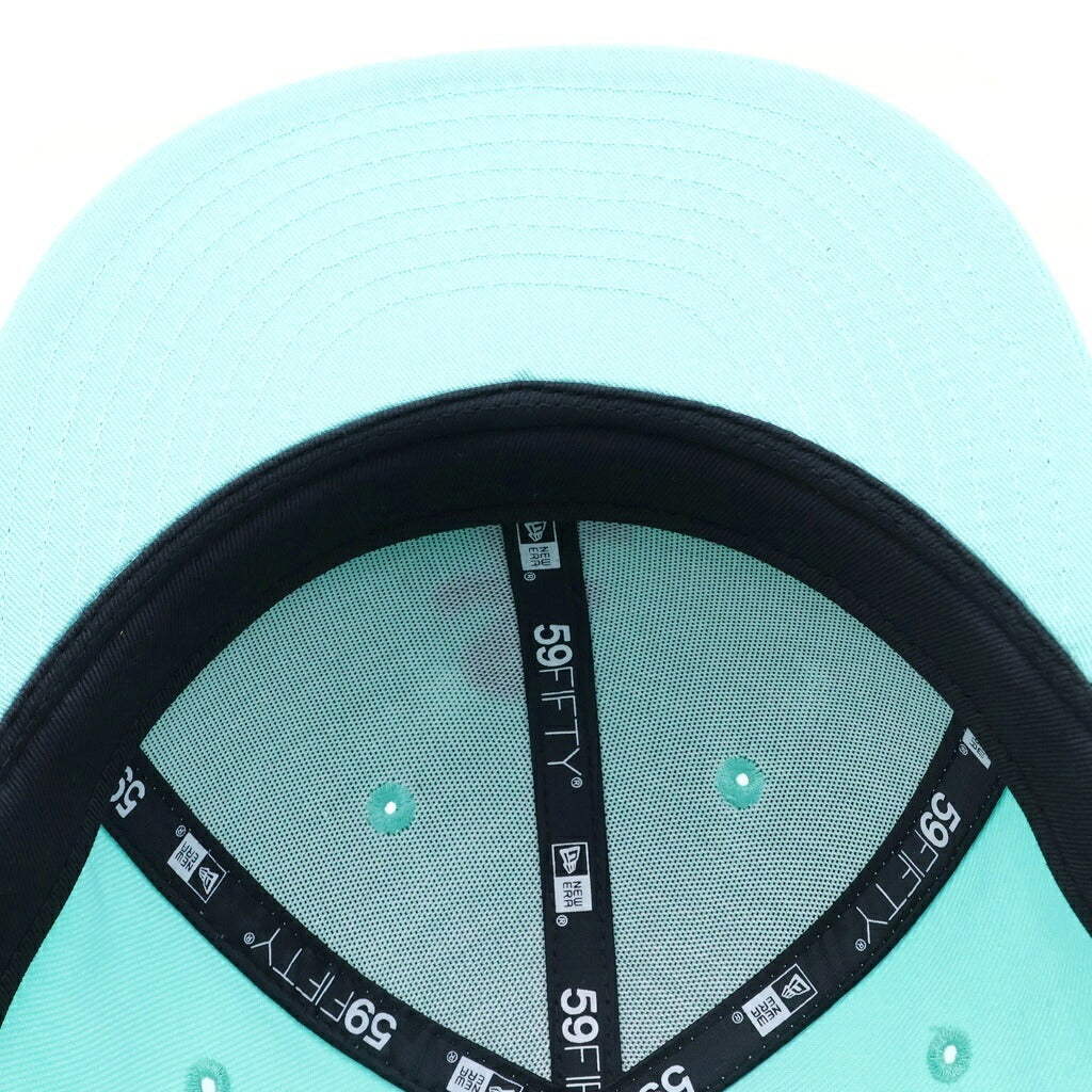 WIND AND SEA(ウィンダンシー) ×NEW ERA ×It's a living Low Profile 59 FIFTY CAP プロフィール59 フィフティーキャップ 両面ロゴ刺繍 ベースボールキャップ 帽子 ライトブルー