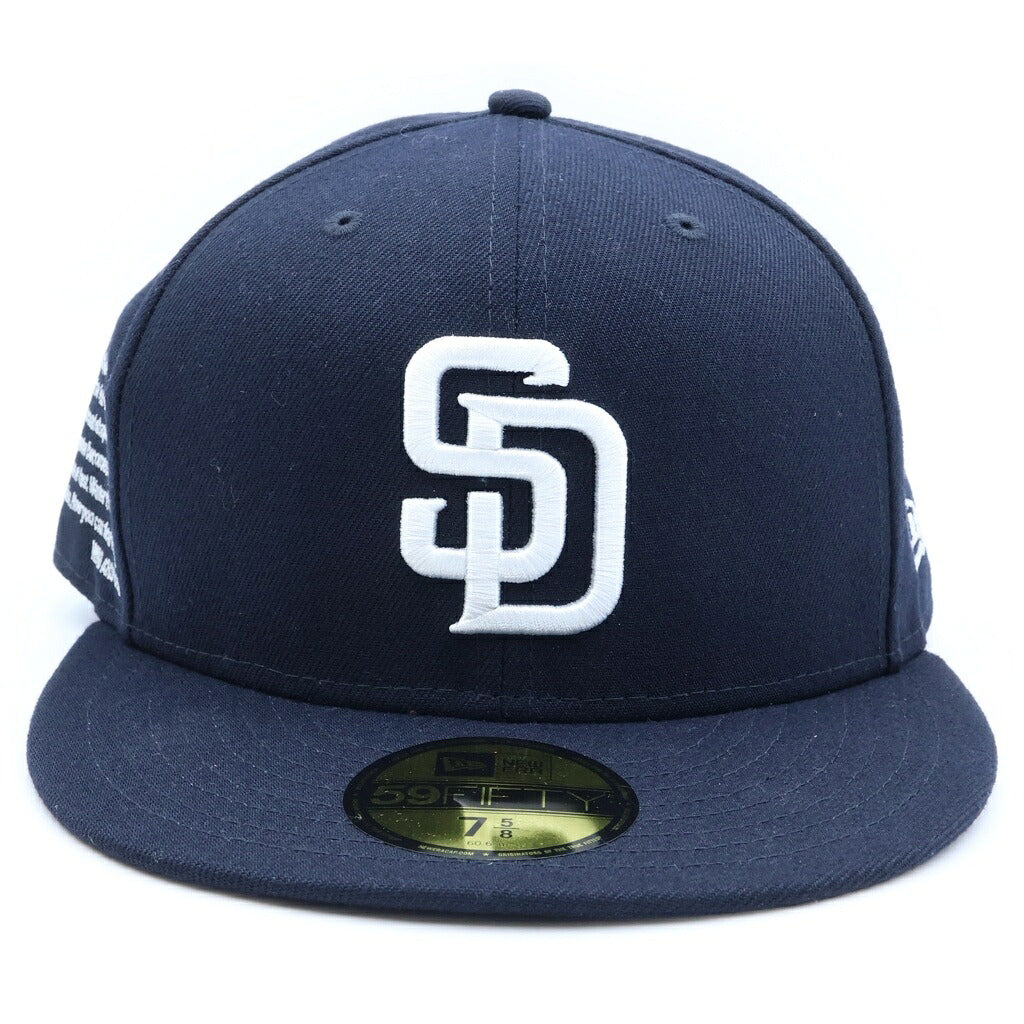 WIND AND SEA(ウィンダンシー) ×NEW ERA San Diego Padres サンディエゴ パドレス 6パネルキャップ 帽子 ブラック