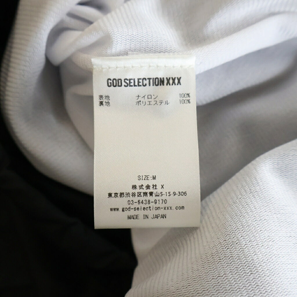 GOD SELECTION XXX(ゴッドセレクショントリプルエックス) × WIND AND SEA NYLON COACH JACKET ウィンダンシー ナイロンコーチジャケット ブラック