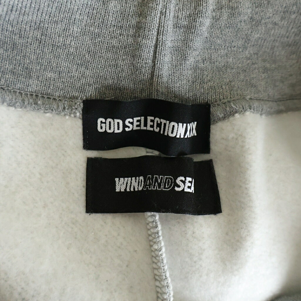 GOD SELECTION XXX(ゴッドセレクショントリプルエックス) × WIND AND SEA SWEAT PANTS ウィンダンシー スウェットパンツ グレー