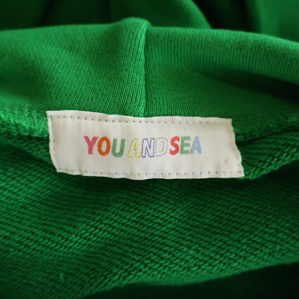 WIND AND SEA(ウィンダンシー) Pull Over Hoodie プルオーバーパーカー コットン グリーン WDS-Y&S-01