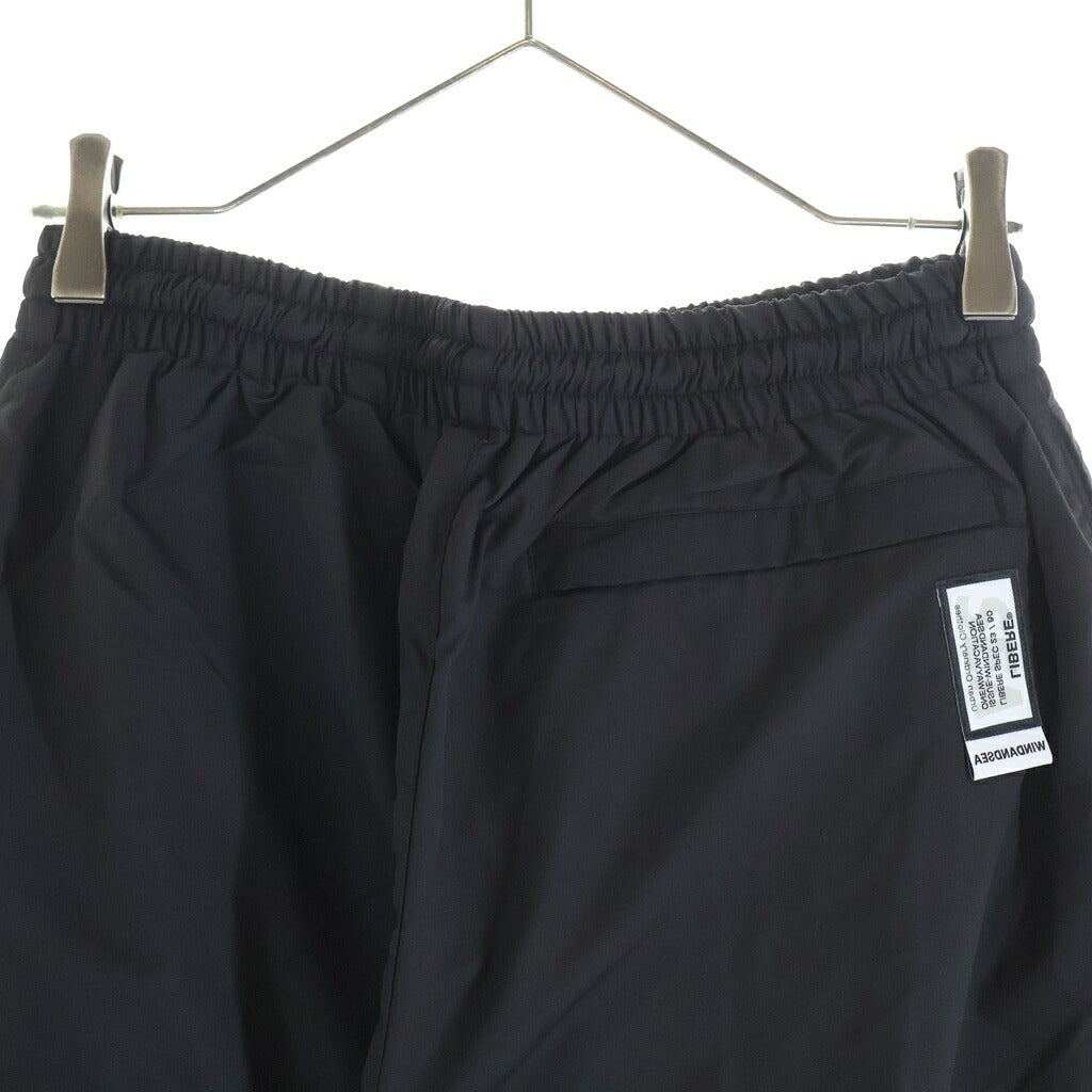 LIBERE(リベーレ) ×WIND AND SEA NYLON PANTS ナイロンパンツ フロントロゴプリント ブラック