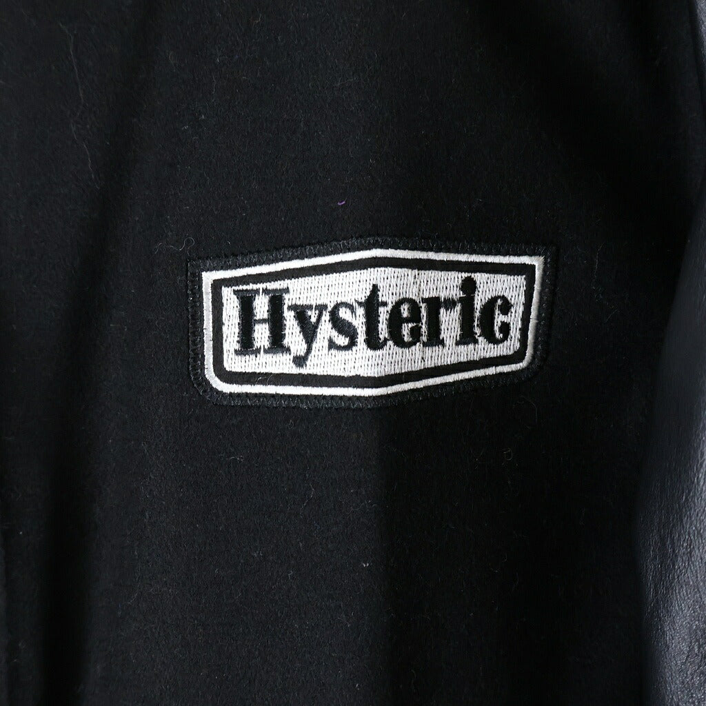 WIND AND SEA(ウィンダンシー) 22AW×WIND AND SEA VARSITY JACKET ヴァーシティージャケット スタジャン ロゴパッチ ブラック WDS-C-HYS-23-AP-Q1-01