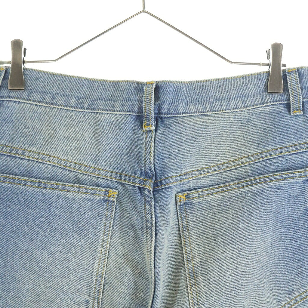 WIND AND SEA(ウィンダンシー) × HYSTERIC GLAMOUR DENIM PANTS ヒステリックグラマー パッチ付き デニムパンツ インディゴ WDS-C-HYS-24-Q2-04