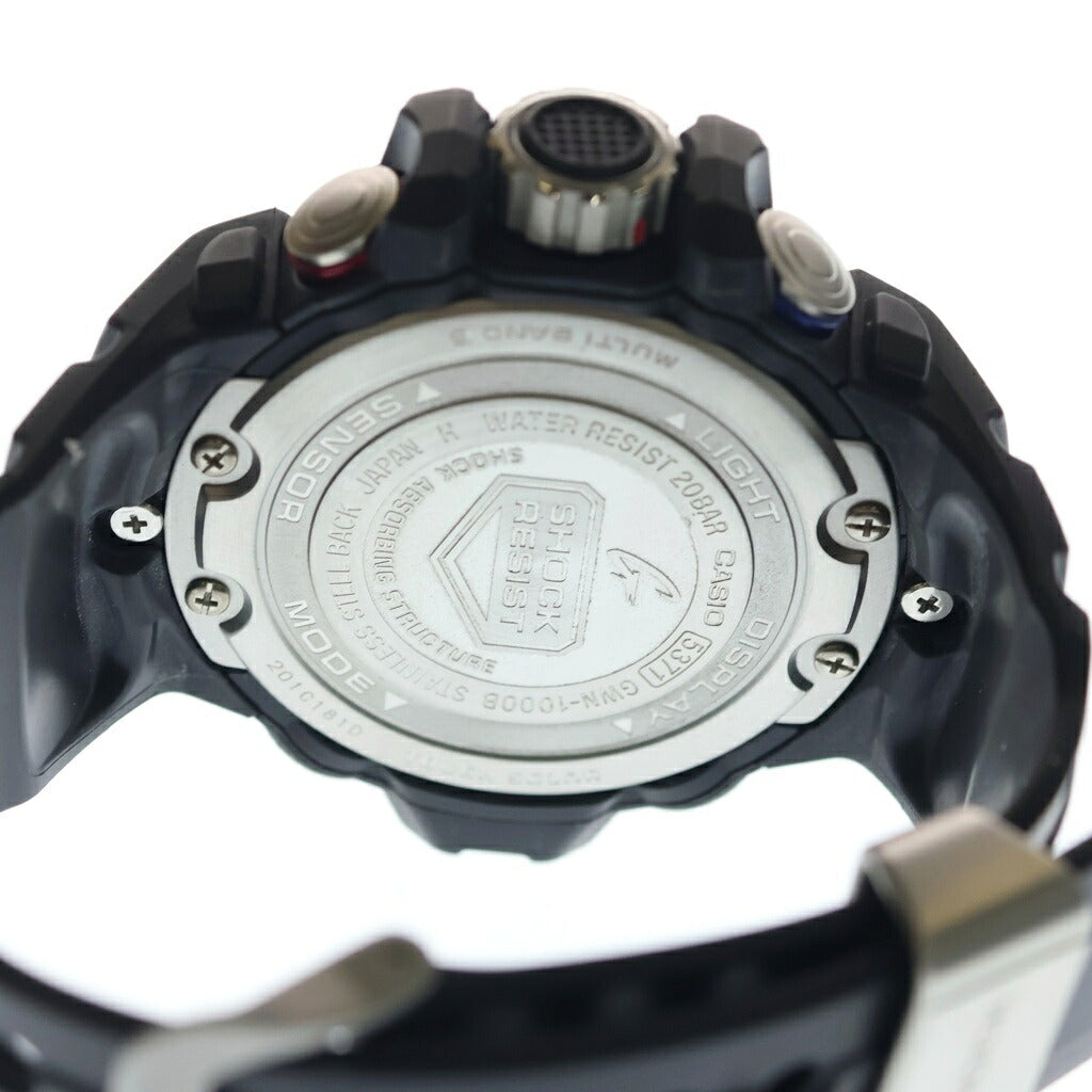 CASIO G-SHOCK(カシオ ジーショック) GULFMASTER ガルフマスター トリプルセンサー 電波ソーラー アナデジ 腕時計 ブラック/ブルー GWN-1000B-1AJF