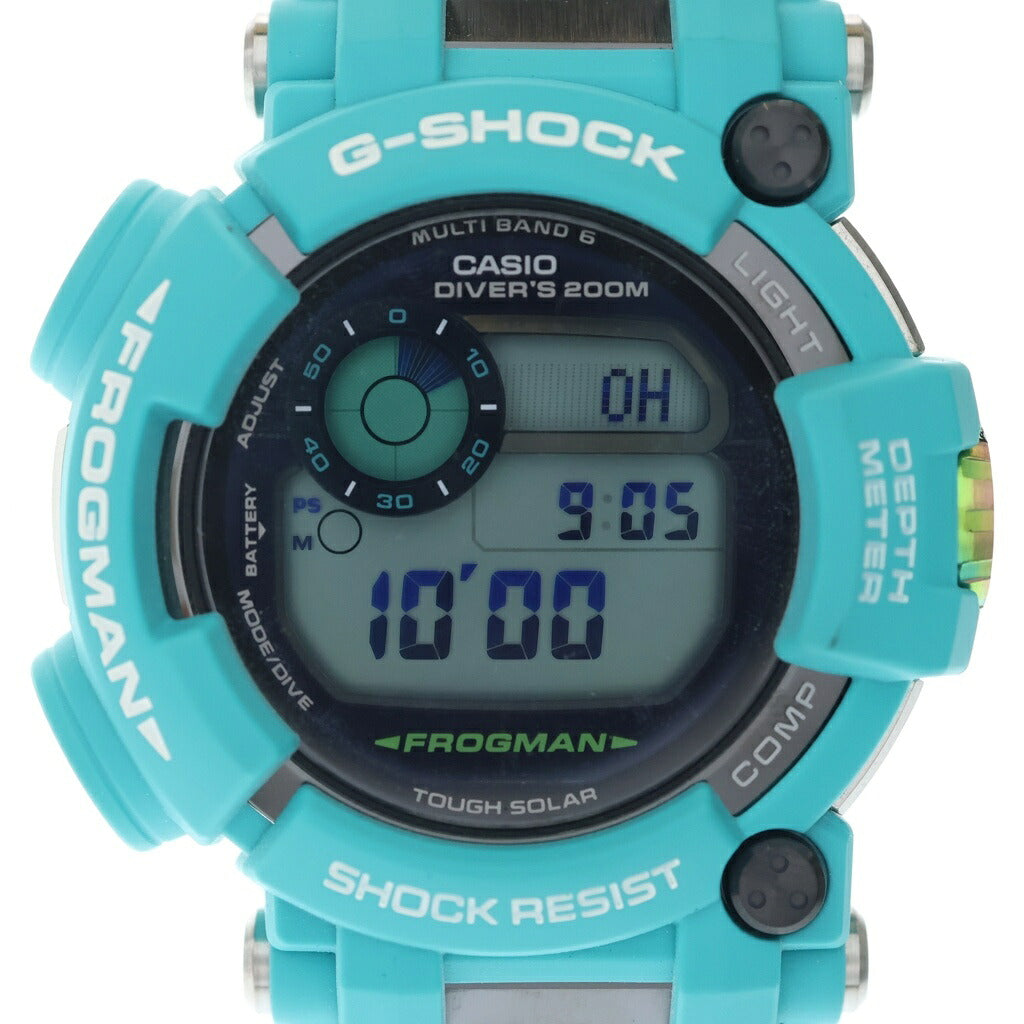 CASIO G-SHOCK(カシオ ジーショック) FROGMAN フロッグマン デジタル 腕時計 ソーラー ブルー GWF-D1000MB