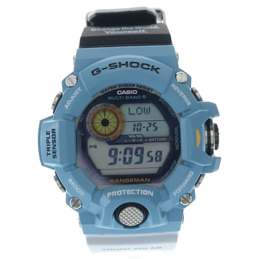 CASIO G-SHOCK(カシオ ジーショック) EARTHWATCH RANGEMAN アースウォッチ レンジマン デジタル 腕時計 ソーラー ブルー/ブラック GW-9402KJ