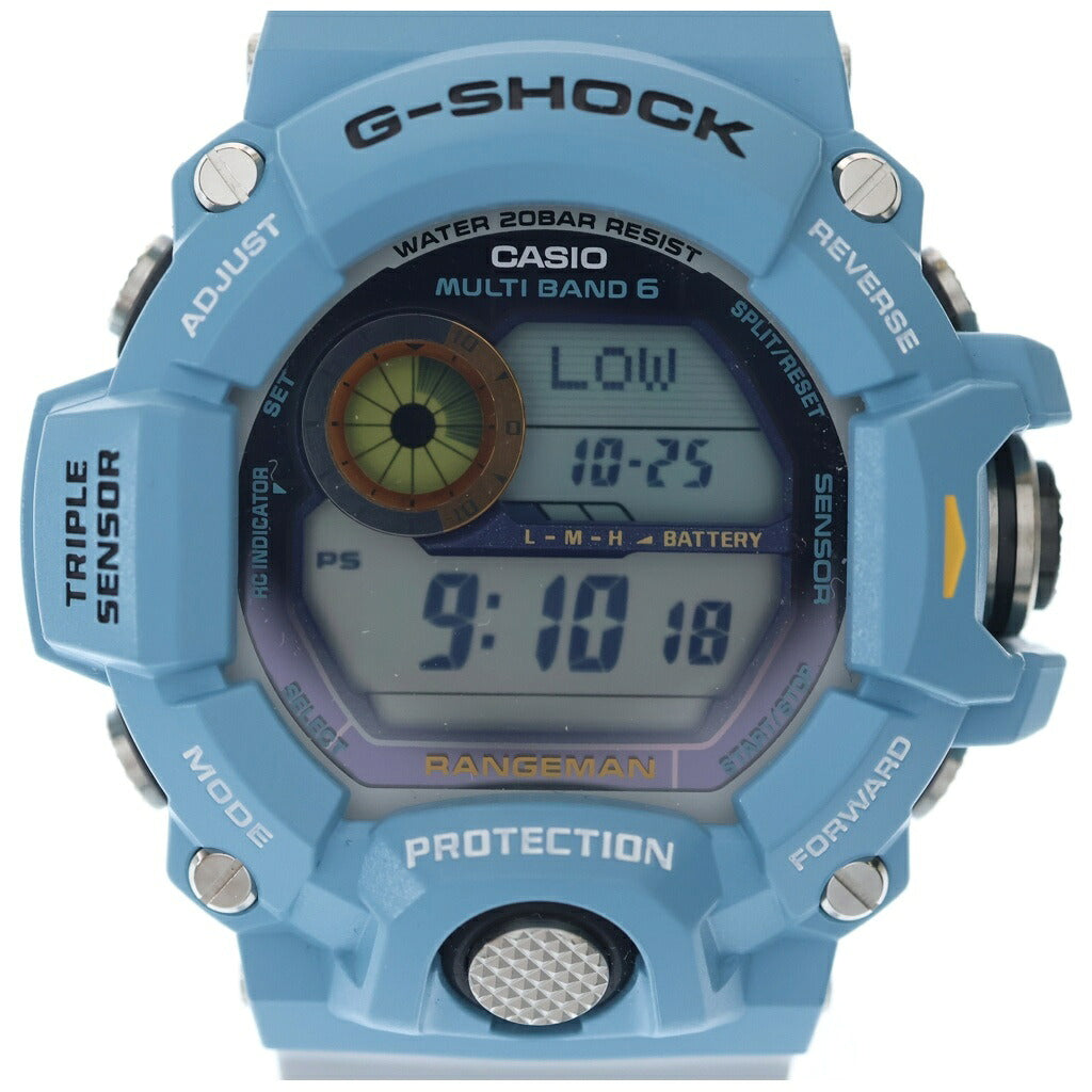 CASIO G-SHOCK(カシオ ジーショック) EARTHWATCH RANGEMAN アースウォッチ レンジマン デジタル 腕時計 ソーラー ブルー/ブラック GW-9402KJ