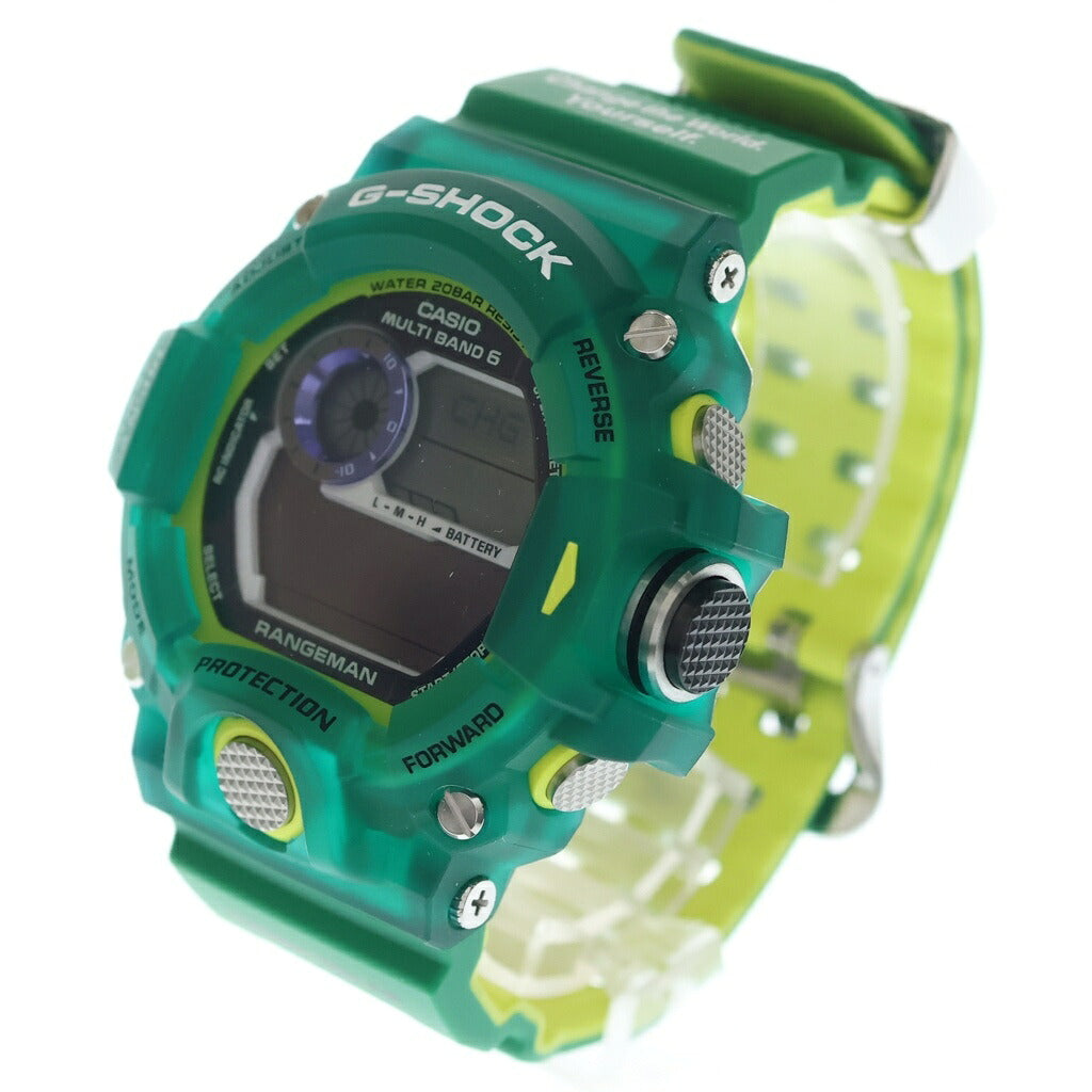 CASIO G-SHOCK(カシオ ジーショック) EARTHWATCH RANGEMAN アースウォッチ レンジマン デジタル 腕時計 ソーラー グリーン GW9401-KJ