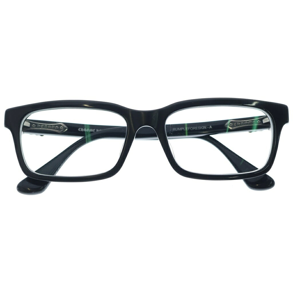 CHROME HEARTS(クロムハーツ) RUMPLEFORESKIN-A ダガー装飾 アイウェア 眼鏡 度入り ブラック