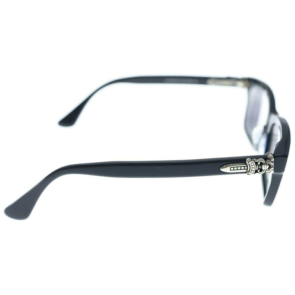 CHROME HEARTS(クロムハーツ) RUMPLEFORESKIN-A ダガー装飾 アイウェア 眼鏡 度入り ブラック