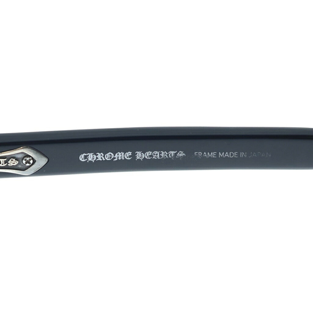 CHROME HEARTS(クロムハーツ) RUMPLEFORESKIN-A ダガー装飾 アイウェア 眼鏡 度入り ブラック