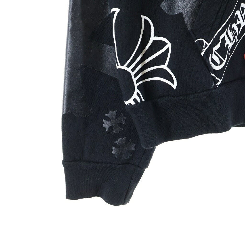 CHROME HEARTS(クロムハーツ) STENCIL HOODIE ステンシルプリント総柄プルオーバーパーカー