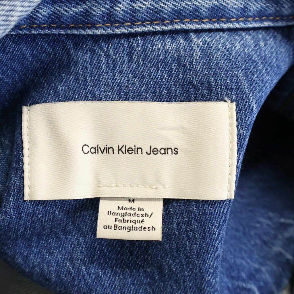 Calvin Klein(カルバンクライン) 25SS 90's Wash Denim Jacket ウォッシュ加工 デニムジャケット インディゴ 4RB798G