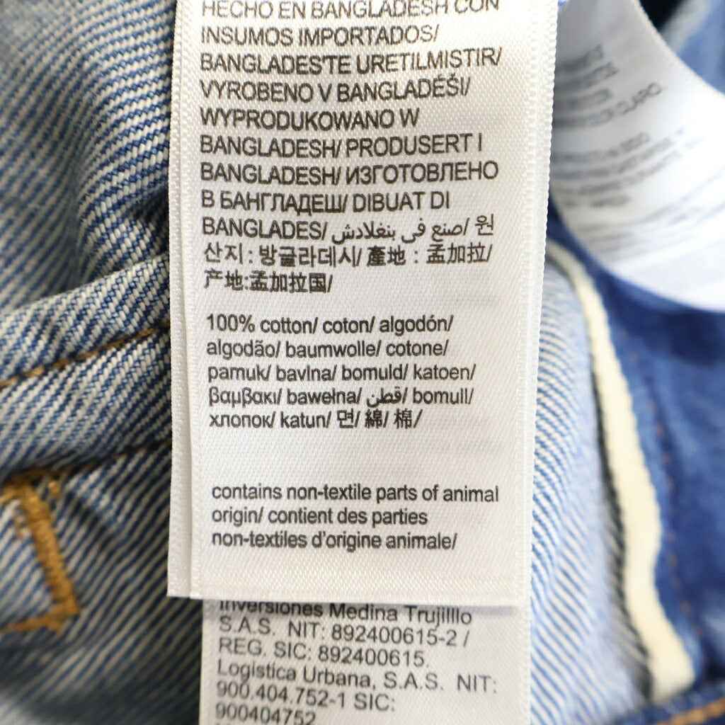 Calvin Klein(カルバンクライン) 25SS 90's Wash Denim Jacket ウォッシュ加工 デニムジャケット インディゴ 4RB798G
