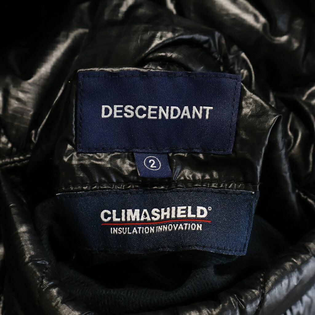 DESCENDANT(ディセンダント) ASMIL NYLON JACKET CLIMASHIELD クライマーシールド リバーシブル カーディガン フリースジャケット ネイビー