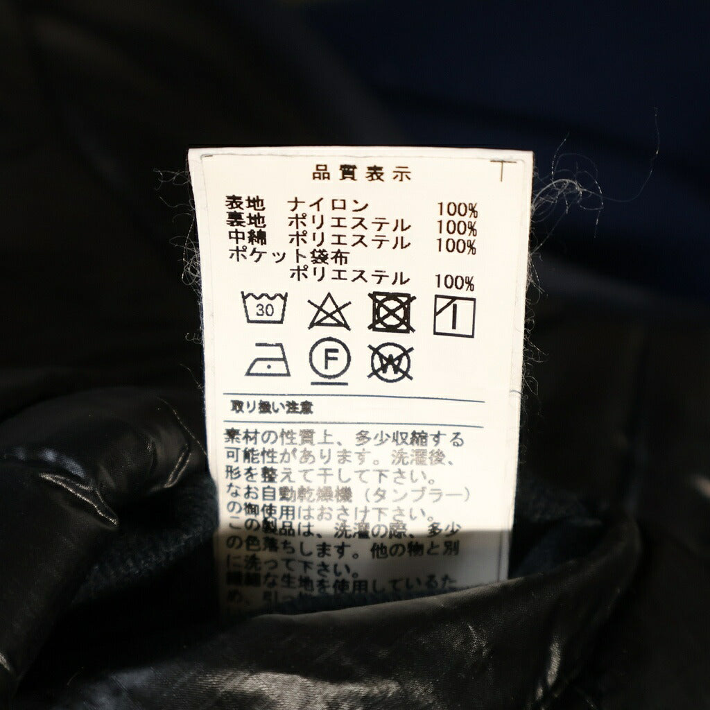 DESCENDANT(ディセンダント) ASMIL NYLON JACKET CLIMASHIELD クライマーシールド リバーシブル カーディガン フリースジャケット ネイビー