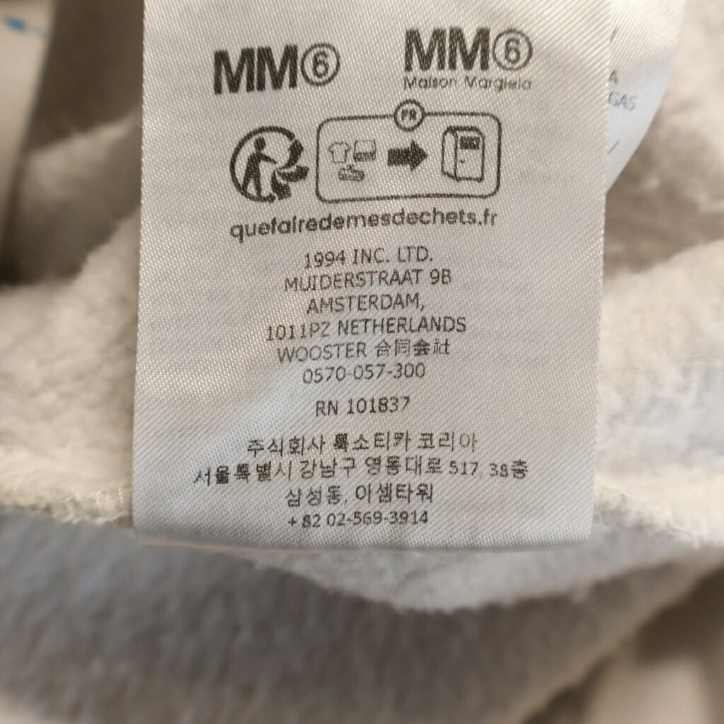 SUPREME(シュプリーム) 26SS ×MM6 Box Logo Zip Up Hooded Sweatshirt ボックスロゴ ジップアップフーデッドスウェットシャツ パーカー ホワイト