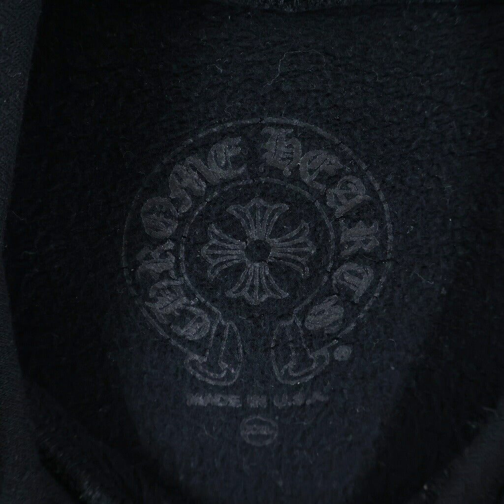 CHROME HEARTS(クロムハーツ) WWW.CHROMEHEARTS.COM HOODIE オンライン限定ホースシューバックプリント プルオーバーパーカー ブラック/レッド