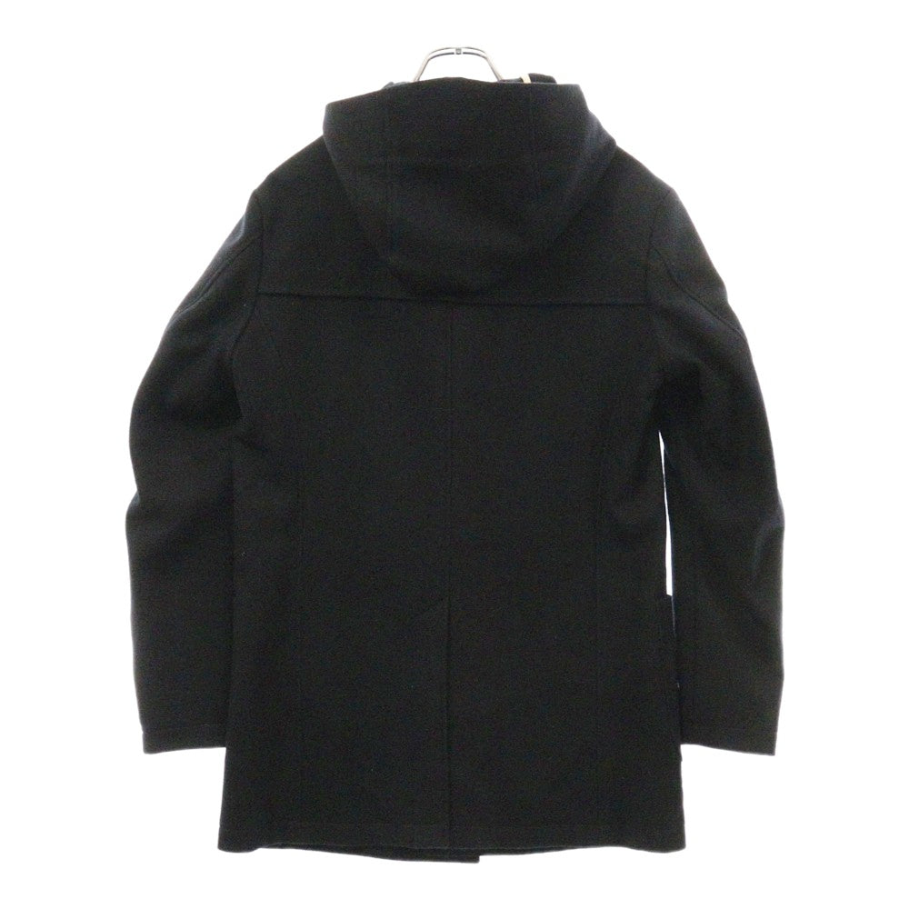 VISVIM(ヴィスヴィム) GORE-WINDSTOPER ウィンドストッパー フーデッド ウール ショート ダッフルコート ブラック VS0001571