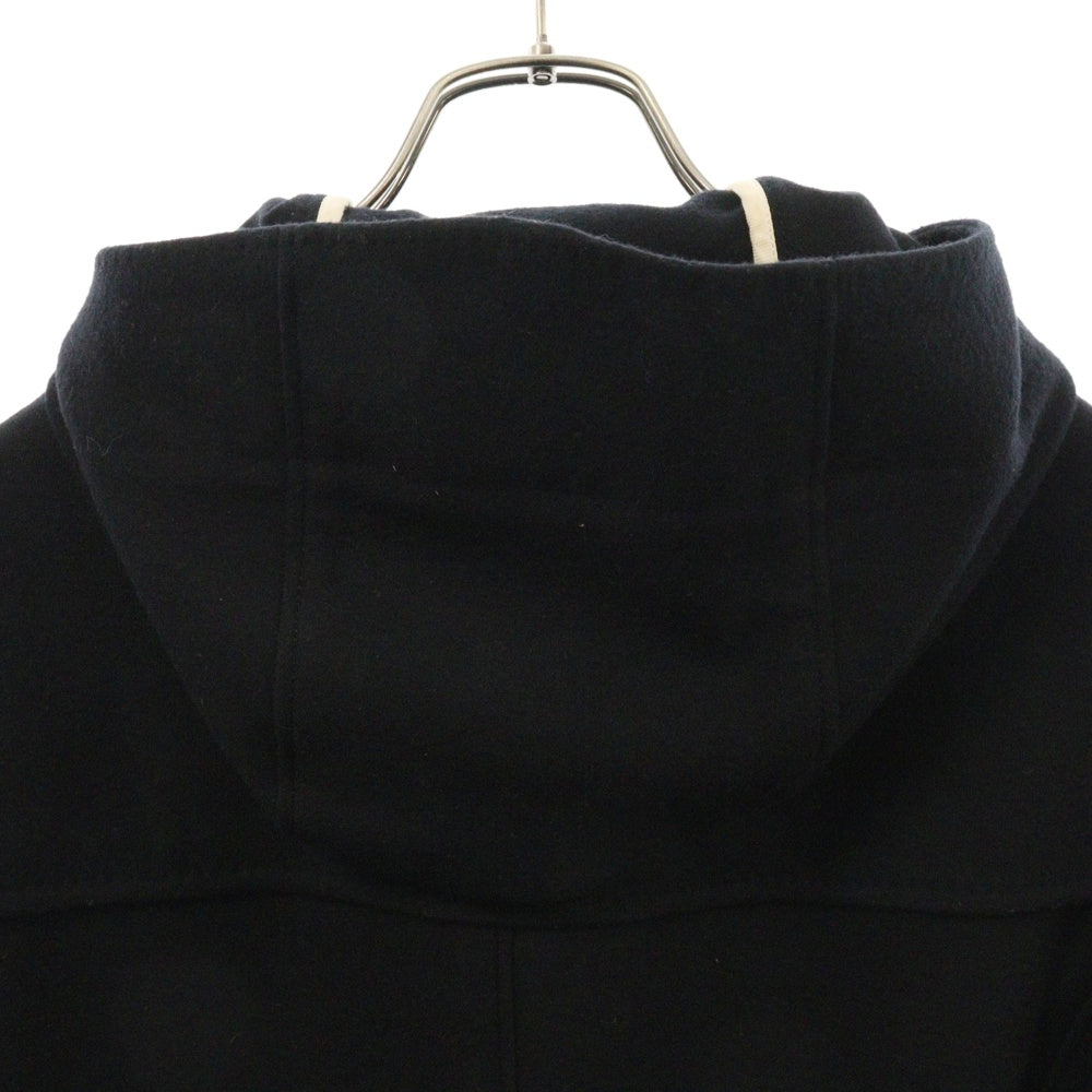 VISVIM(ヴィスヴィム) GORE-WINDSTOPER ウィンドストッパー フーデッド ウール ショート ダッフルコート ブラック VS0001571