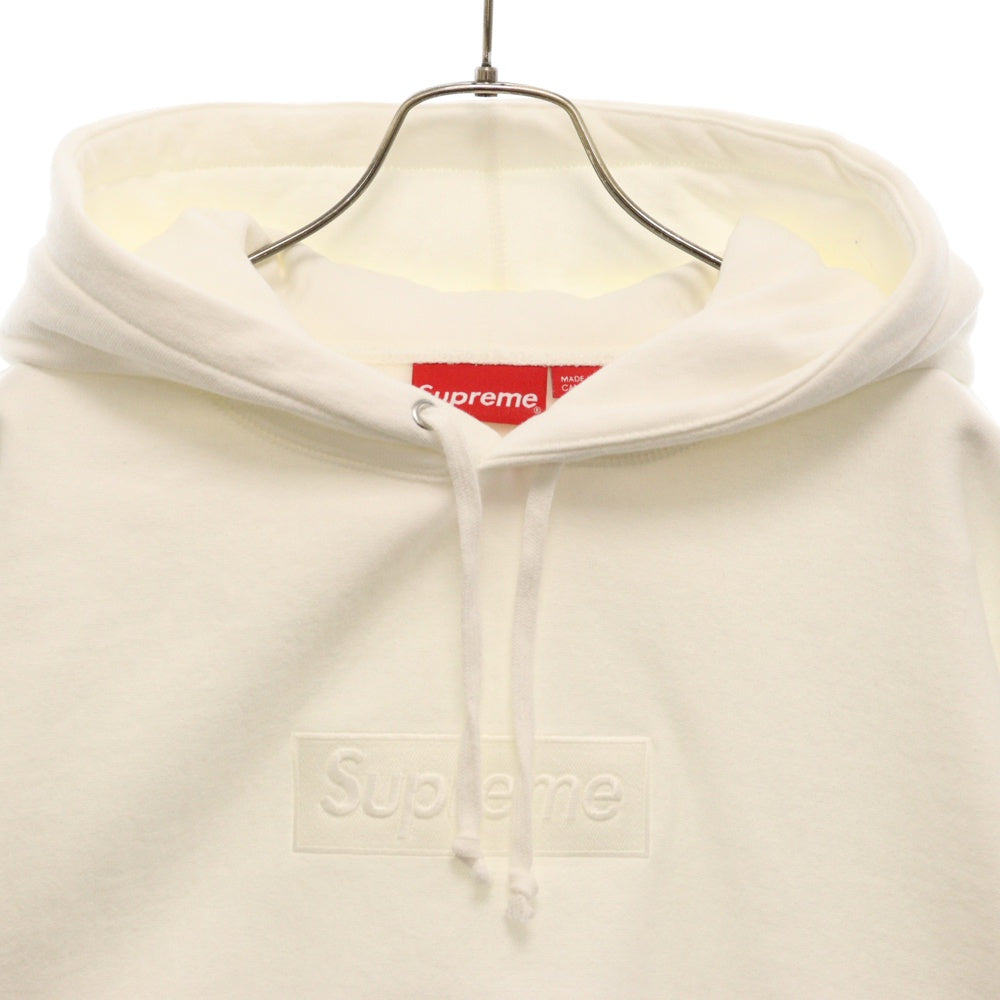 SUPREME(シュプリーム) 23AW Box Logo Hooded Sweatshirt ボックスロゴ フーデッド プルオーバー スウェットパーカー ホワイト