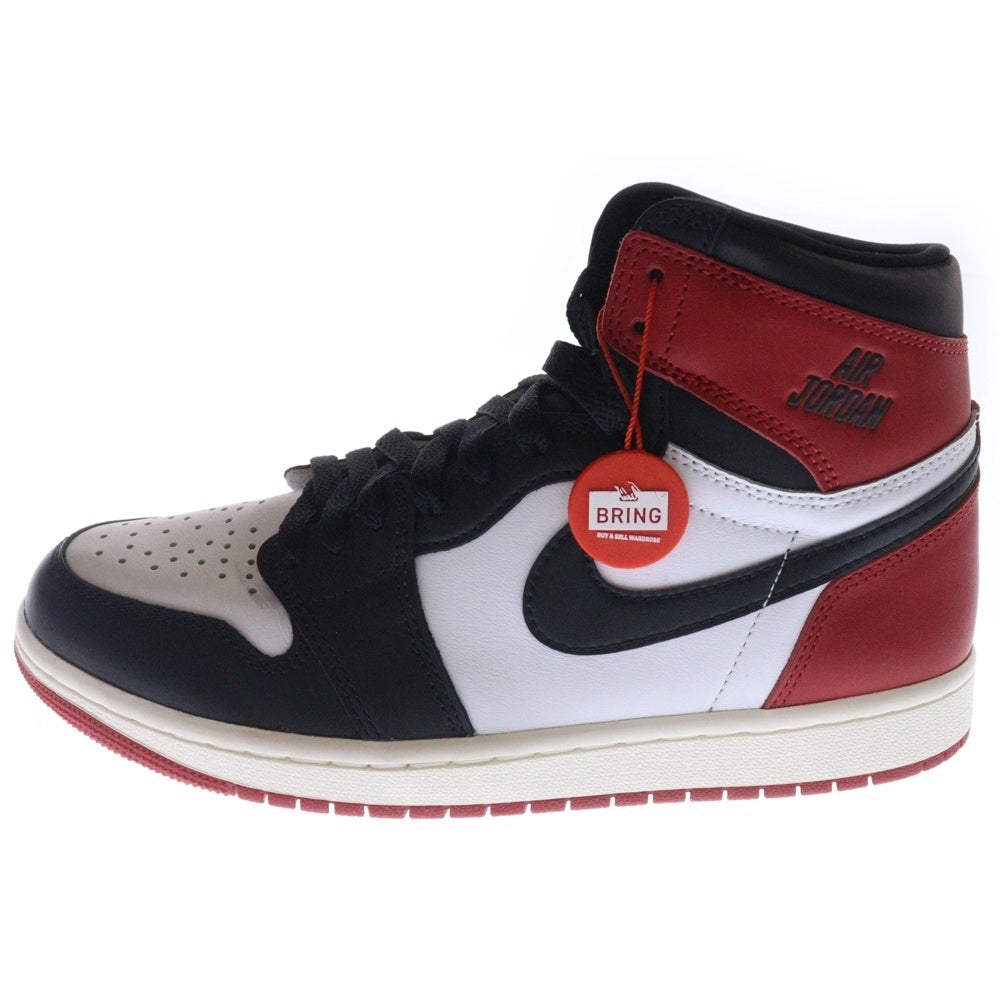 NIKE(ナイキ) Air Jordan 1 Retro High OG Black Toe Reimagined エアジョーダン1 レトロ ハイ OG ブラックトゥリイマジンド ハイカットスニーカー DZ5485-106