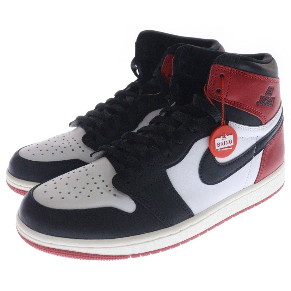 NIKE(ナイキ) Air Jordan 1 Retro High OG Black Toe Reimagined エアジョーダン1 レトロ ハイ OG ブラックトゥリイマジンド ハイカットスニーカー DZ5485-106