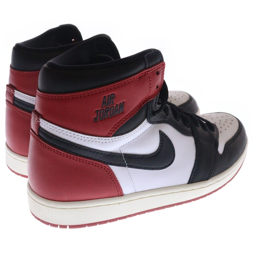 NIKE(ナイキ) Air Jordan 1 Retro High OG Black Toe Reimagined エアジョーダン1 レトロ ハイ OG ブラックトゥリイマジンド ハイカットスニーカー DZ5485-106