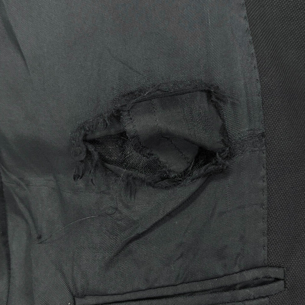 CELINE(セリーヌ) エディ期 ウール レクタングル2Bジャケット ブラック 25ZZ1120D