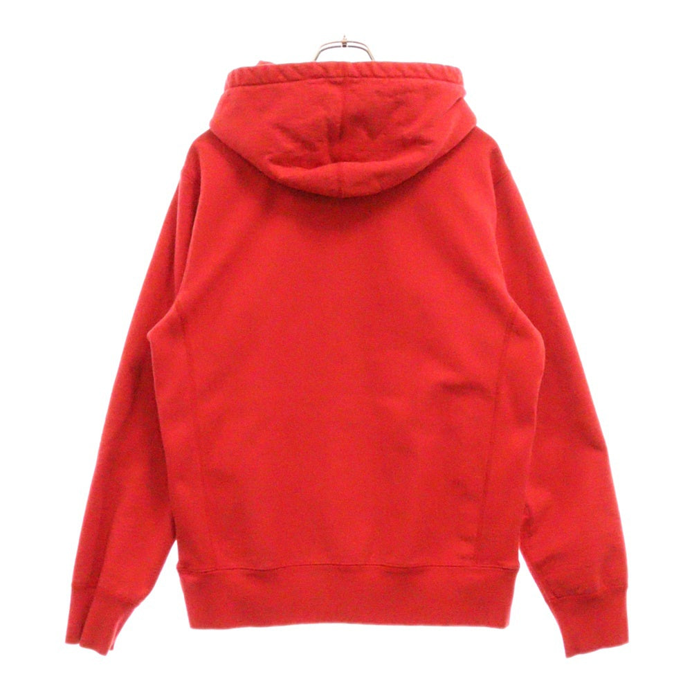 SUPREME(シュプリーム) 18AW Classic Script Hooded Sweatshirt クラシック スプリクト ロゴ刺繍 プルオーバースウェットパーカー フーディー レッド
